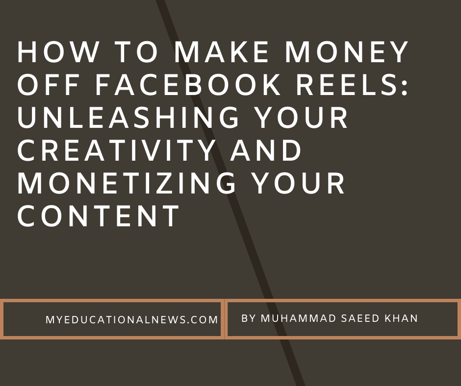 How to Make Money off Facebook Reels