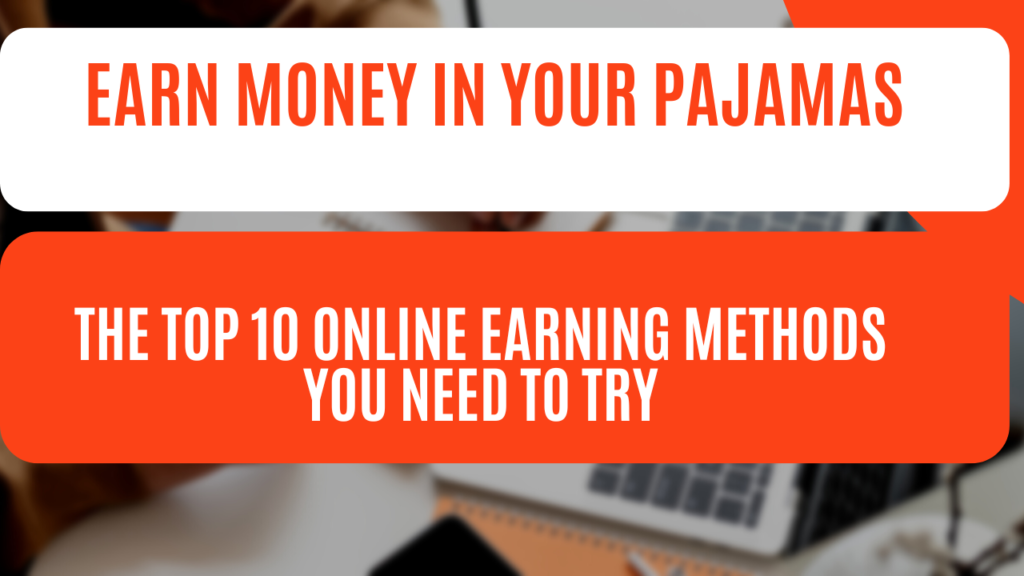 Latest online earning methods